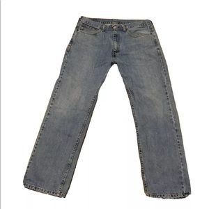 Levis 505 Mens Jeans Size 34x30 Blue Denim